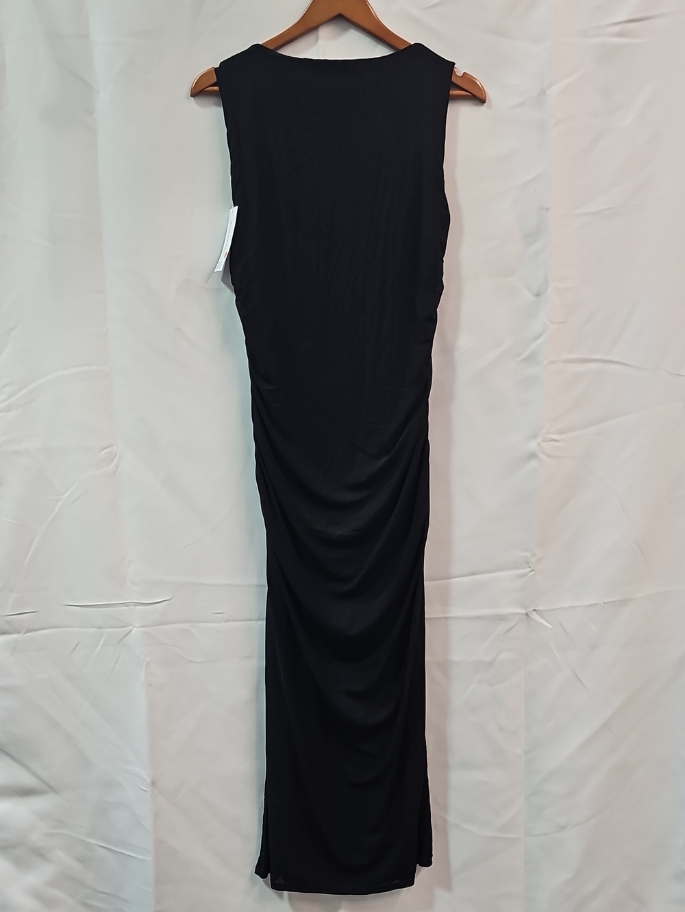 REORIA MESH RUCKED MAXI DRESS BFPM-09-109